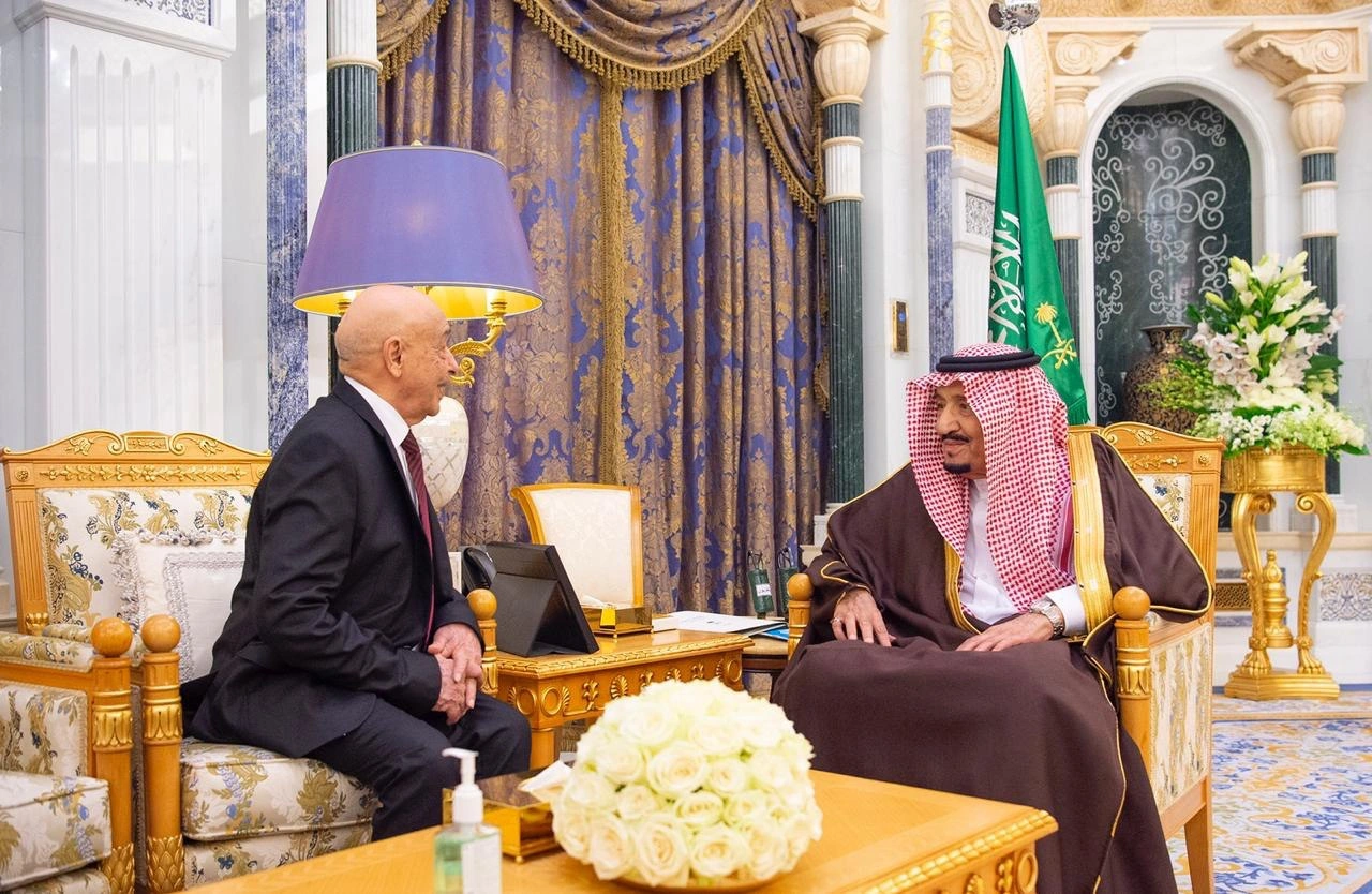 سيدي خادم الحرمين الشريفين يستقبل رئيس مجلس النواب الليبي - Photo 1