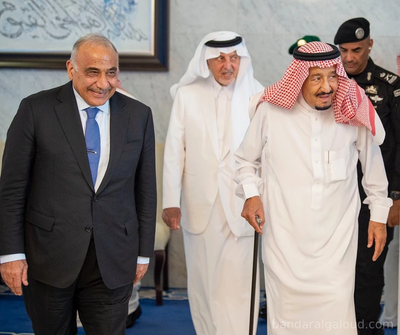 سيدي خادم الحرمين الشريفين يستقبل رئيس وزراء جمهورية العراق - Photo 2