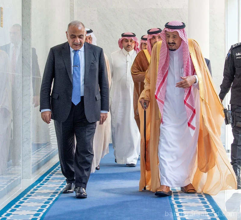 سيدي خادم الحرمين الشريفين يستقبل رئيس وزراء جمهورية العراق - Photo 3