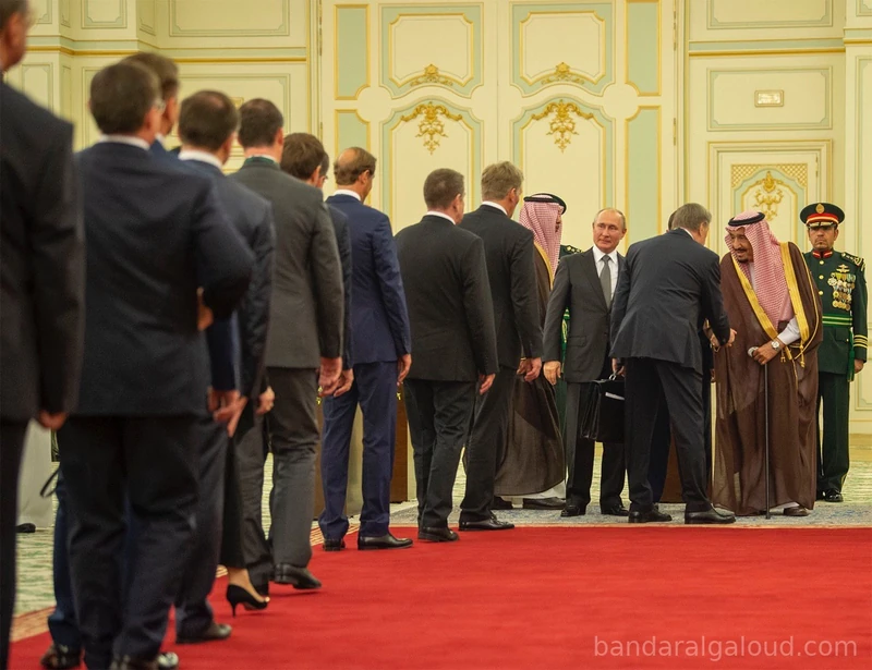 سيدي خادم الحرمين الشريفين وفخامة الرئيس الروسي في قصر اليمامة - Photo 9