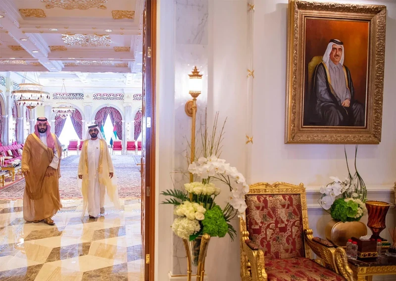 سمو سيدي ولي العهد يلتقي الشيخ محمد بن راشد آل مكتوم - صورة 15