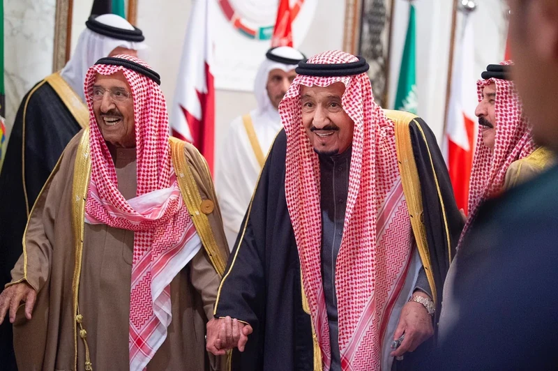 سيدي خادم الحرمين الشريفين يستقبل قادة دول مجلس التعاون - صورة 30