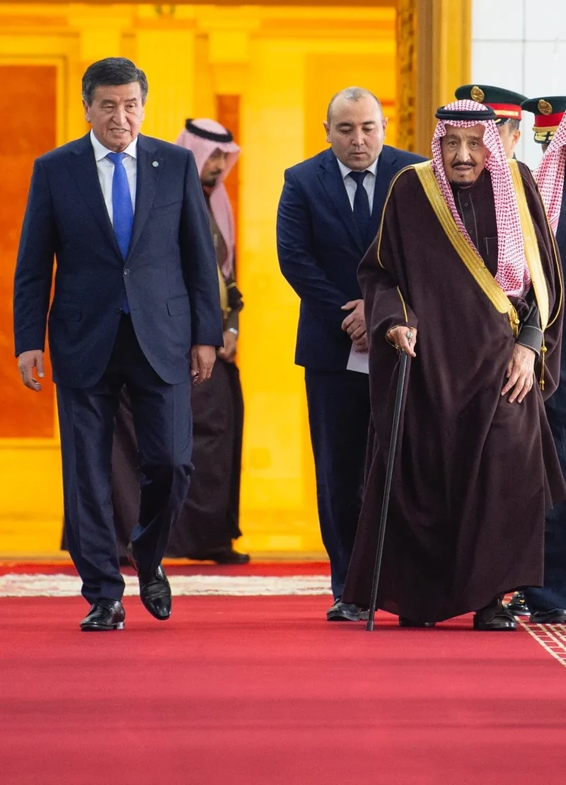 سيدي خادم الحرمين الشريفين يستقبل رئيس جمهورية قرغيزستان - صورة 24