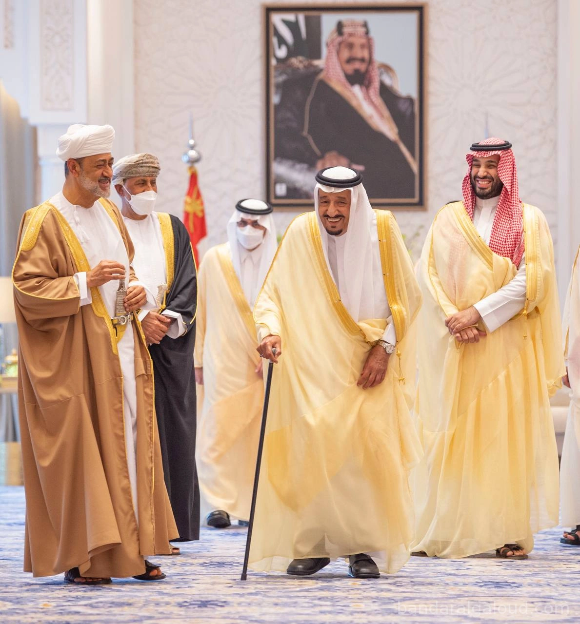 سيدي خادم الحرمين الشريفين يستقبل جلالة سلطان عُمان. - Photo 1