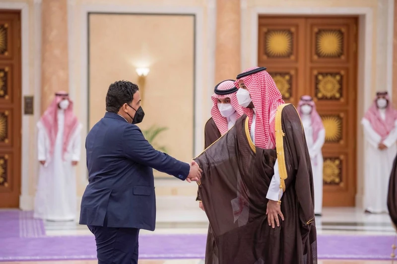 سمو سيدي ولي العهد يستقبل قادة العالم المشاركين في قمة مبادرة الشرق الأوسط الأخضر - صورة 2