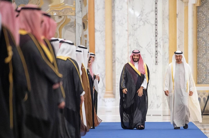 مراسم استقبال رسمية لسمو سيدي ولي العهد في قصر الوطن في العاصمة الإماراتية أبوظبي بمناسبة زيارته الرسمية - Photo 2