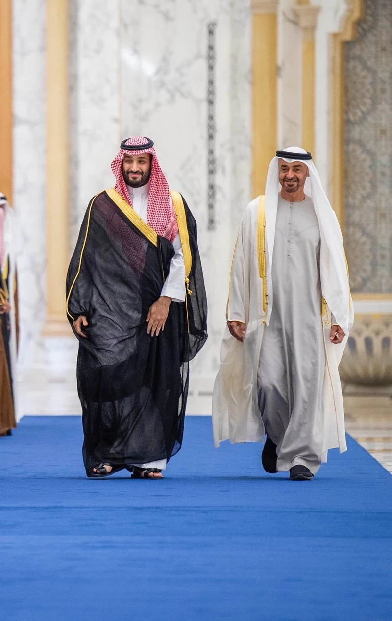 مراسم استقبال رسمية لسمو سيدي ولي العهد في قصر الوطن في العاصمة الإماراتية أبوظبي بمناسبة زيارته الرسمية - Photo 3