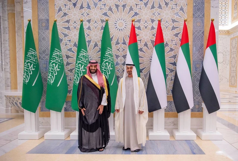 مراسم استقبال رسمية لسمو سيدي ولي العهد في قصر الوطن في العاصمة الإماراتية أبوظبي بمناسبة زيارته الرسمية - Photo 5