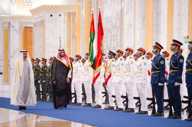 مراسم استقبال رسمية لسمو سيدي ولي العهد في قصر الوطن في العاصمة الإماراتية أبوظبي بمناسبة زيارته الرسمية - Photo 10