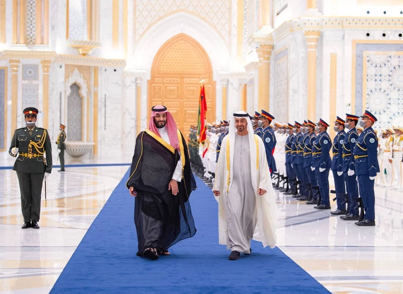 مراسم استقبال رسمية لسمو سيدي ولي العهد في قصر الوطن في العاصمة الإماراتية أبوظبي بمناسبة زيارته الرسمية - Photo 11