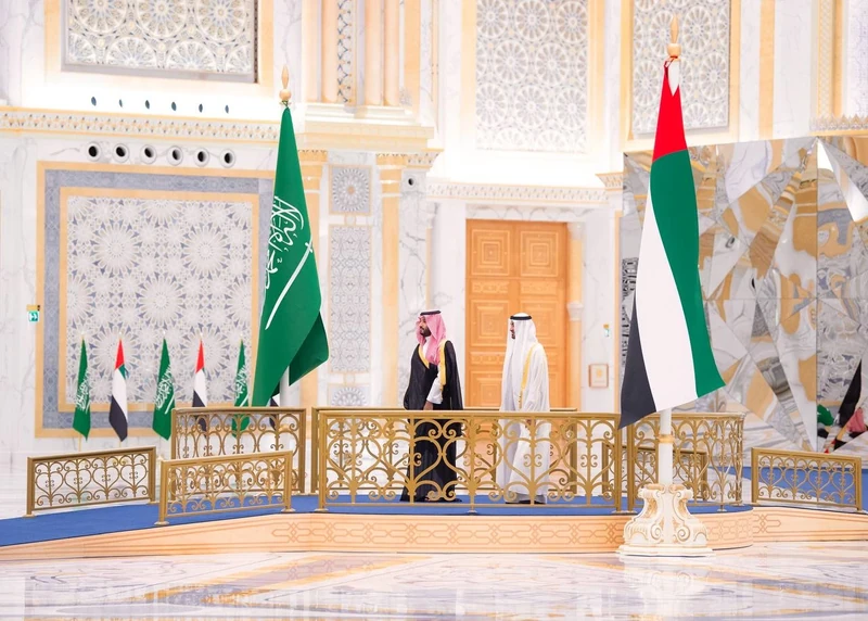 مراسم استقبال رسمية لسمو سيدي ولي العهد في قصر الوطن في العاصمة الإماراتية أبوظبي بمناسبة زيارته الرسمية - Photo 12