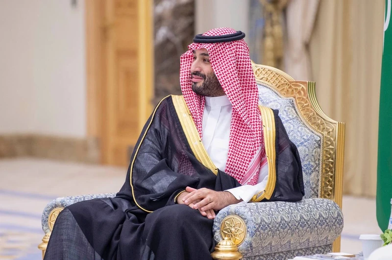سمو سيدي ولي العهد وسمو ولي عهد أبوظبي يعقدان جلسة مباحثات - صورة 6