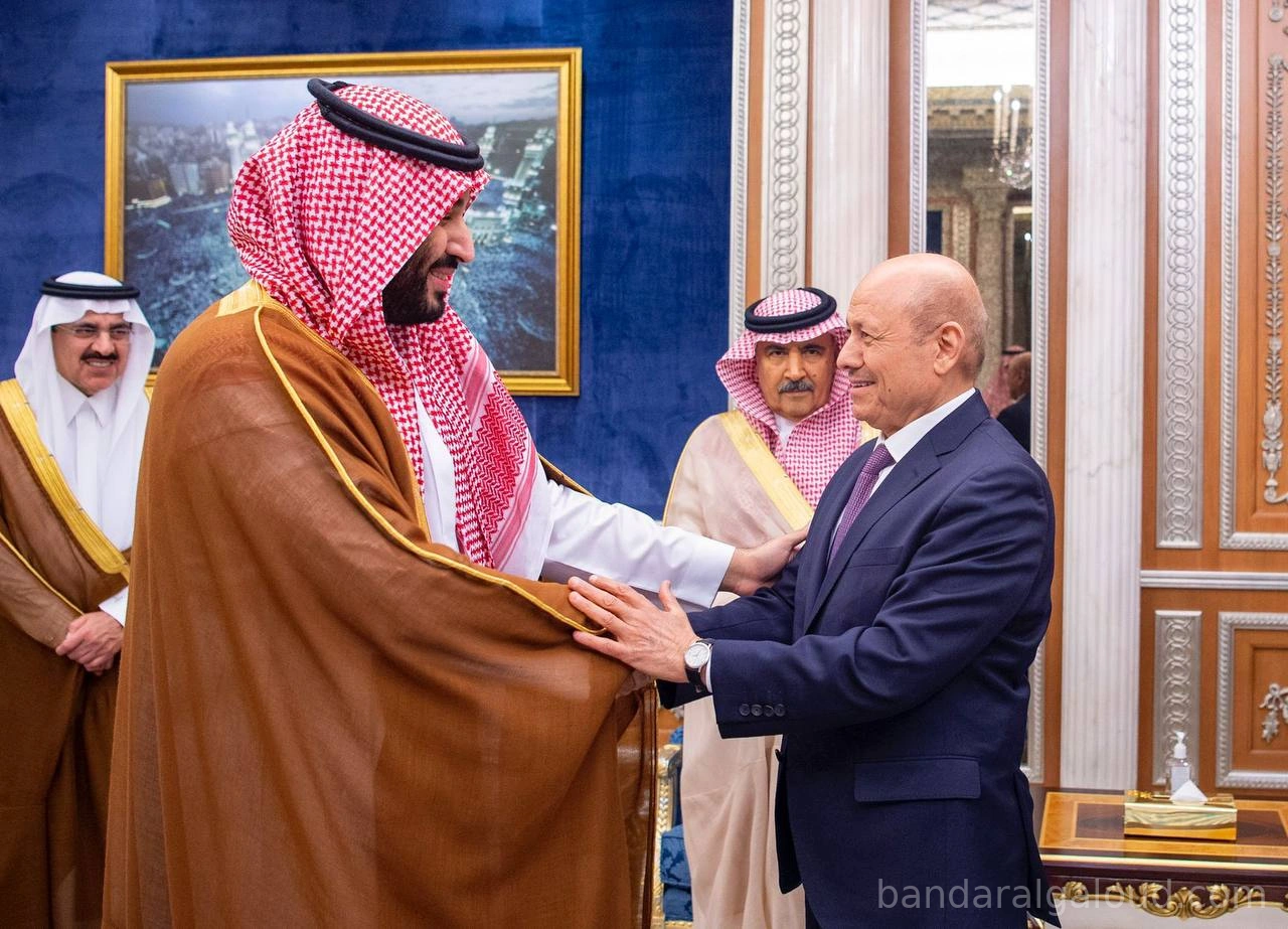 سمو سيدي يستقبل فخامة رئيس مجلس القيادة الرئاسي اليمني وأعضاء المجلس - صورة 1