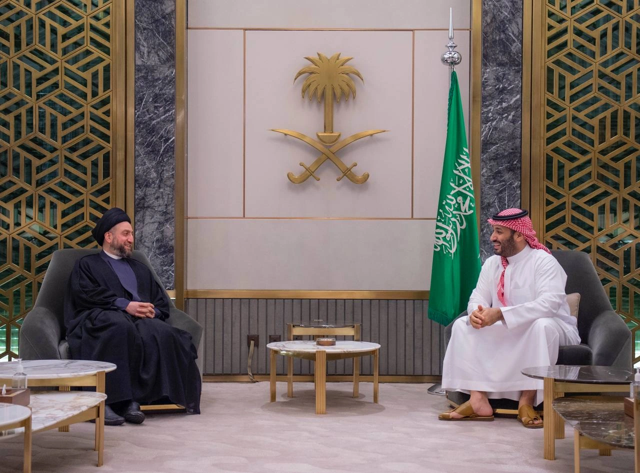 سمو سيدي ولي العهد يستقبل زعيم تيار الحكمة في جمهورية العراق - صورة 1