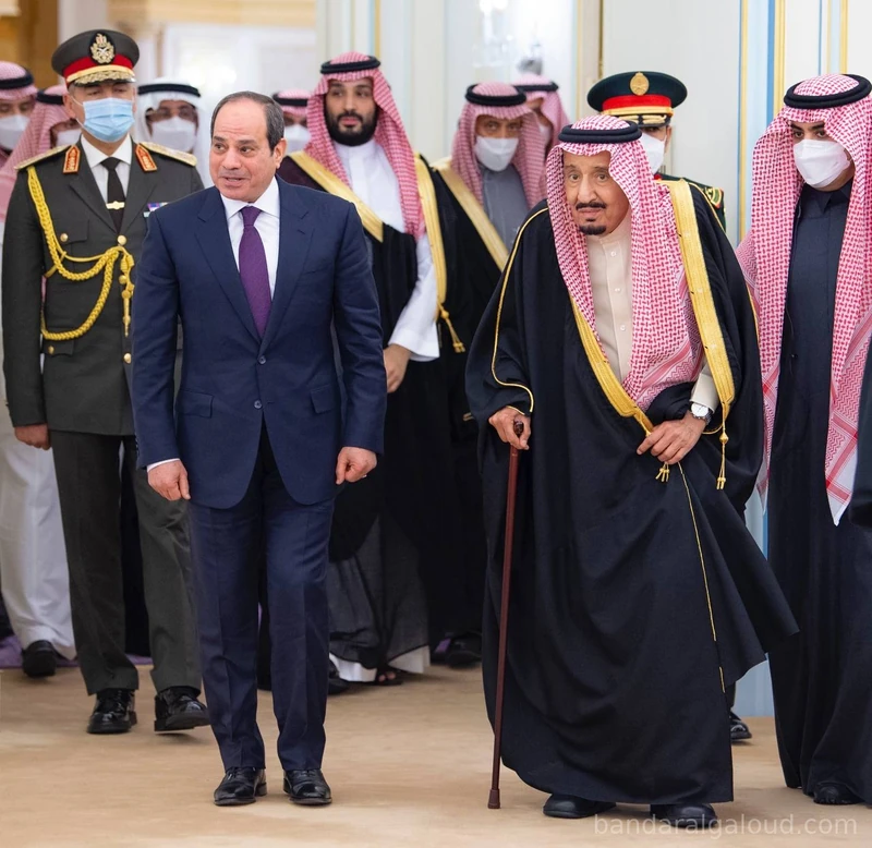 سيدي خادم الحرمين الشريفين يستقبل رئيس جمهورية مصر العربية ويقيم مأدبة غداء تكريماً لفخامته - Photo 10
