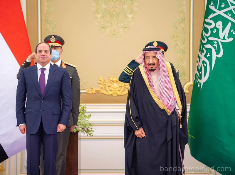 سيدي خادم الحرمين الشريفين يستقبل رئيس جمهورية مصر العربية ويقيم مأدبة غداء تكريماً لفخامته - Photo 11