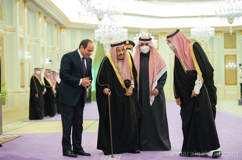 سيدي خادم الحرمين الشريفين يستقبل رئيس جمهورية مصر العربية ويقيم مأدبة غداء تكريماً لفخامته - Photo 14