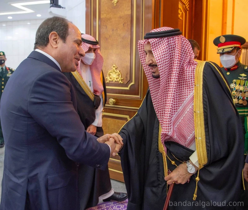 سيدي خادم الحرمين الشريفين يستقبل رئيس جمهورية مصر العربية ويقيم مأدبة غداء تكريماً لفخامته - Photo 17