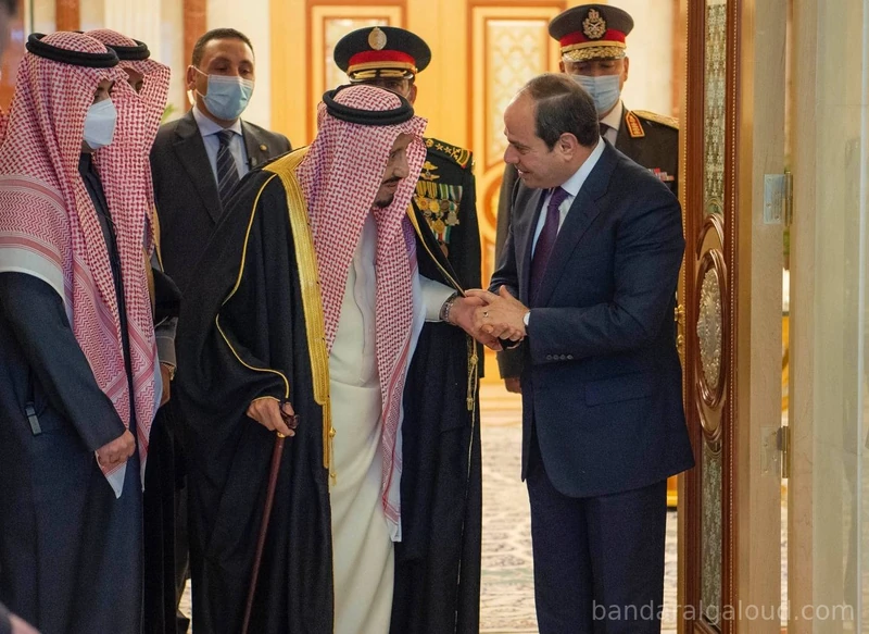 سيدي خادم الحرمين الشريفين يستقبل رئيس جمهورية مصر العربية ويقيم مأدبة غداء تكريماً لفخامته - Photo 23