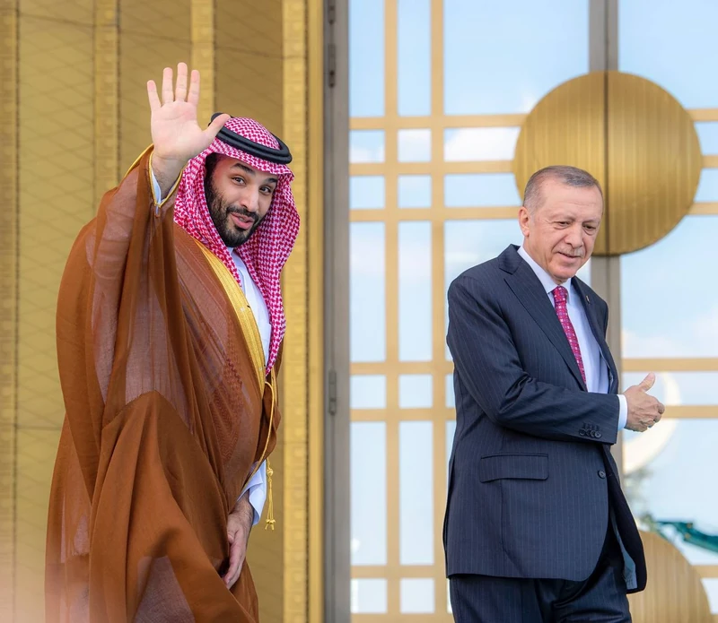 الرئيس التركي يقيم مراسم استقبال رسمية لسمو سيدي ولي العهد في العاصمة التركية أنقرة - صورة 18