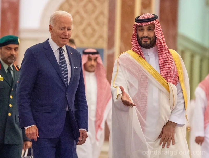 جانب من استقبال سمو سيدي ولي العهد فخامة رئيس الولايات المتحدة الأمريكية بقصر السلام في جدة - Photo 3