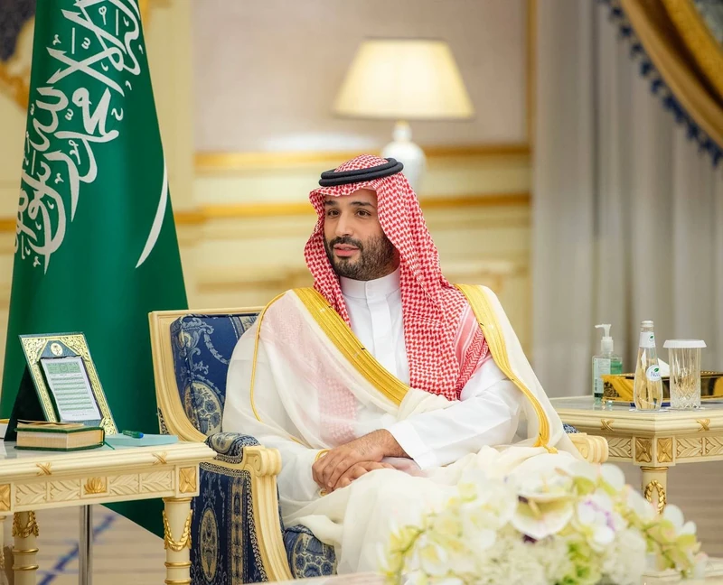 سمو سيدي ولي العهد وفخامة رئيس الولايات المتحدة الأمريكية، يعقدان جلسة مباحثات رسمية، بقصر السلام في جدة - صورة 6