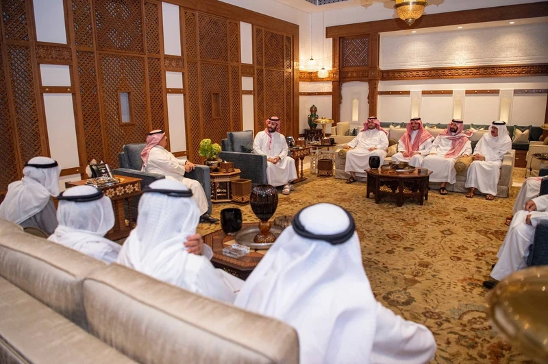 سمو سيدي ولي العهد يستقبل ملك مملكة البحرين ويقيم مأدبة عشاء تكريماً له - صورة 2