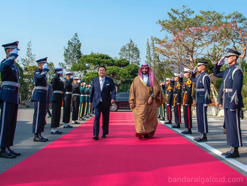 سمو سيدي ولي العهد يلتقي فخامة رئيس جمهورية كوريا في سيئول - Photo 3