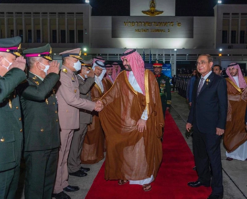 سمو سيدي ولي العهد يلتقي رئيس وزراء تايلند ويعقدان مباحثات رسمية - Photo 4
