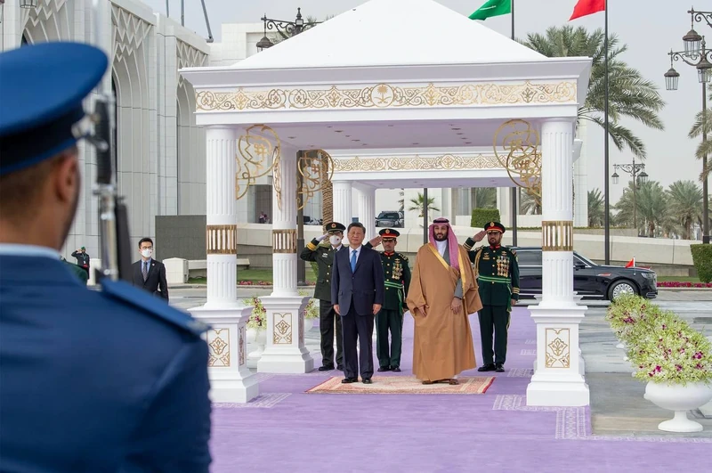 سمو سيدي ولي العهد يستقبل فخامة رئيس جمهورية الصين في قصر اليمامة بالرياض. - صورة 11