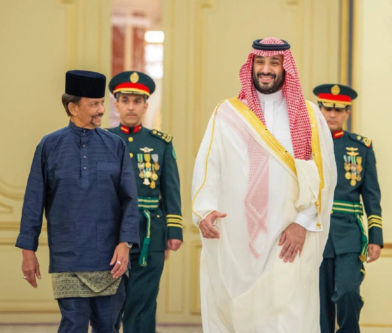 سمو سيدي ولي العهد يستقبل جلالة سلطان بروناي دار السلام في الديوان الملكي بجدة - Photo 1