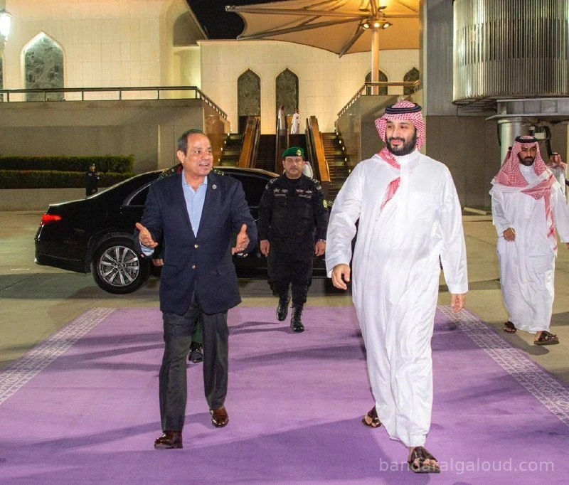 سمو سيدي ولي العهد في مقدمة مودعي فخامة رئيس جمهورية مصر لدى مغادرته - Photo 3