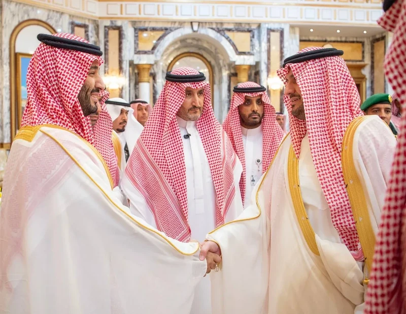 سمو سيدي ولي العهد يستقبل المهنئين بعيد الفطر السعيد. - صورة 14