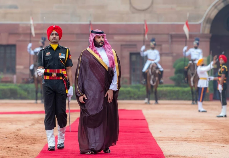 سمو سيدي ولي العهد يلتقي رئيسة جمهورية الهند في القصر الرئاسي بنيودلهي. - صورة 3