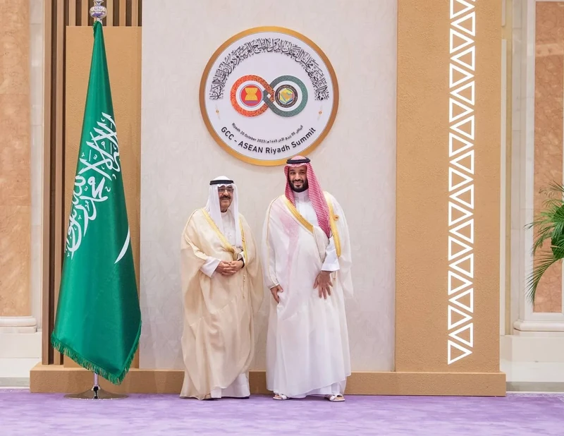 سمو سيدي ولي العهد يستقبل قادة ورؤساء وفود قمة الرياض بين الخليج ورابطة الآسيان - صورة 19