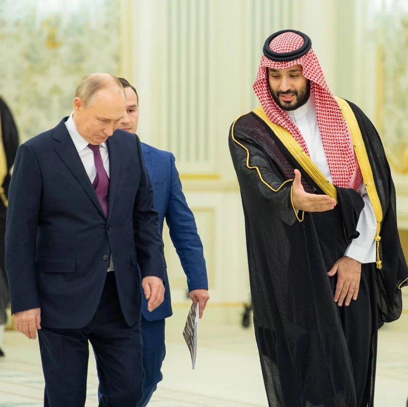 سمو سيدي ولي العهد يستقبل في قصر اليمامة بالرياض فخامة الرئيس فلاديمير بوتين رئيس روسيا الاتحادية - صورة 11