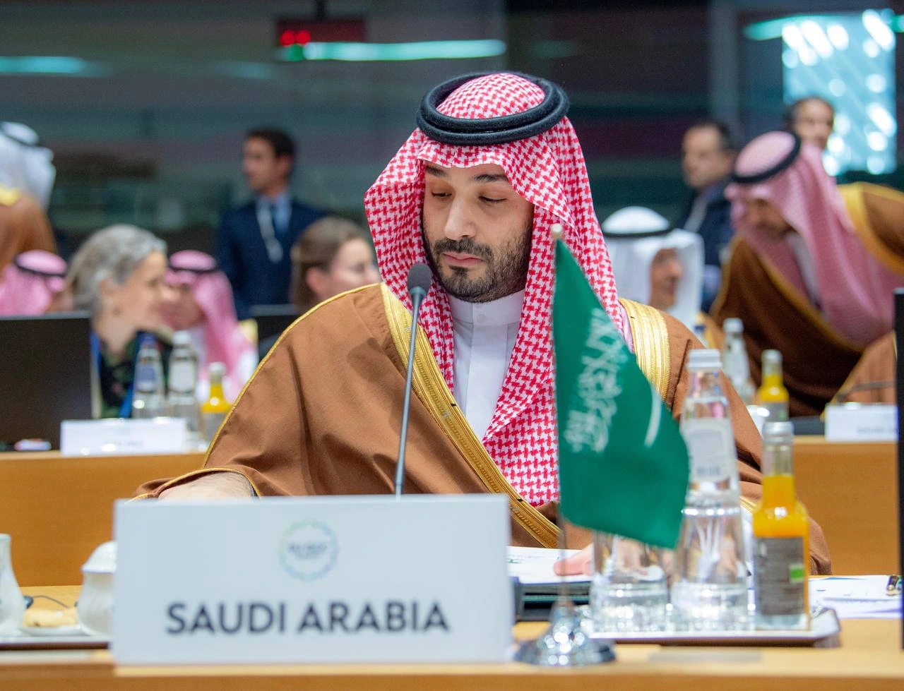 سمو سيدي ولي العهد يرأس وفد المملكة في القمة الخليجية الأوروبية ببروكسل - صورة 1