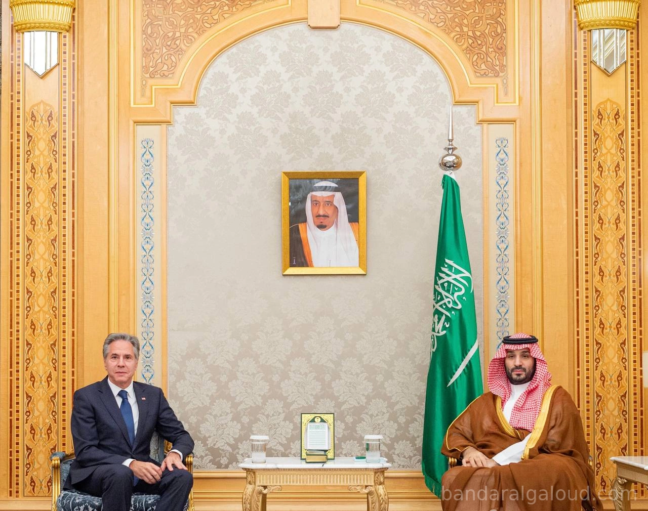 سمو سيدي ولي العهد يستقبل معالي وزير الخارجية الأمريكي - صورة 1