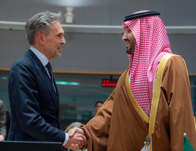 سمو سيدي ولي العهد يرأس وفد المملكة في القمة الخليجية الأوروبية ببروكسل - صورة 3