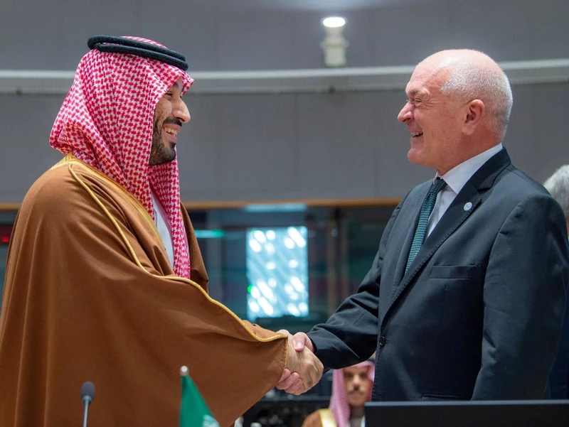 سمو سيدي ولي العهد يرأس وفد المملكة في القمة الخليجية الأوروبية ببروكسل - صورة 7