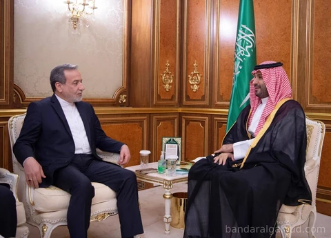 سمو سيدي ولي العهد يلتقي وزير الخارجية الإيراني