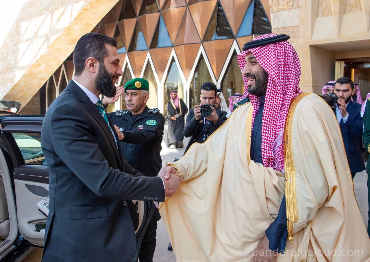 سمو سيدي ولي العهد يستقبل رئيس الجمهورية العربية السورية - Photo 1