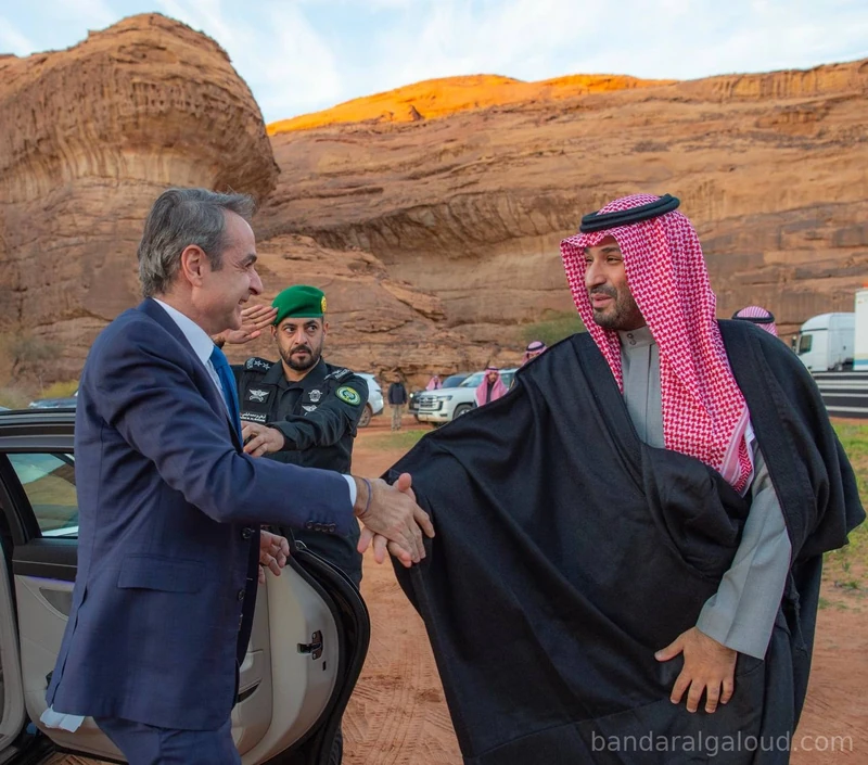 سمو سيدي ولي العهد يستقبل رئيس وزراء اليونان في العلا - Photo 2