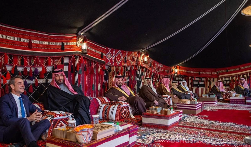 سمو سيدي ولي العهد يستقبل رئيس وزراء اليونان في العلا - Photo 5