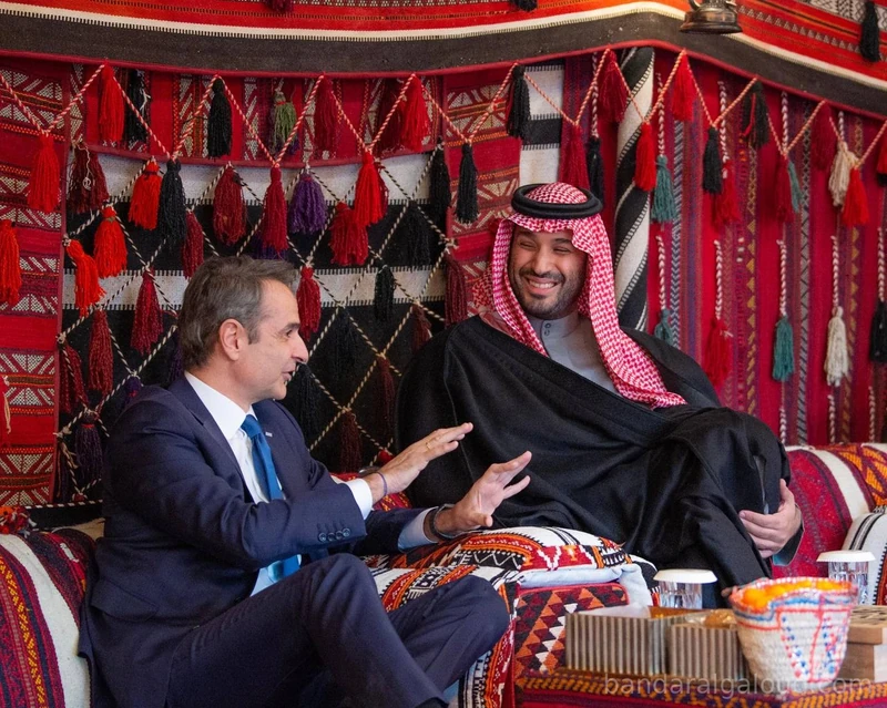 سمو سيدي ولي العهد يستقبل رئيس وزراء اليونان في العلا - Photo 7