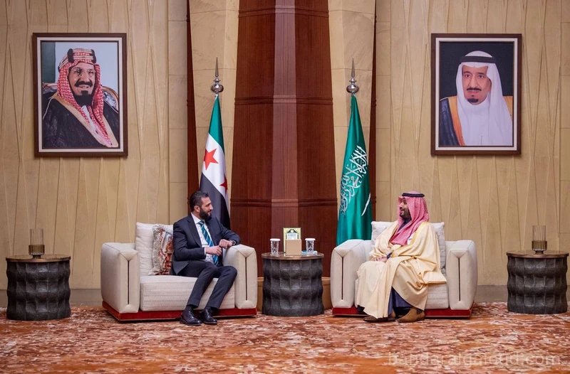 سمو سيدي ولي العهد يستقبل رئيس الجمهورية العربية السورية - Photo 9