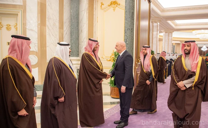 سمو سيدي ولي العهد يستقبل فخامة رئيس الجمهورية اللبنانية في الديوان الملكي. - صورة 12