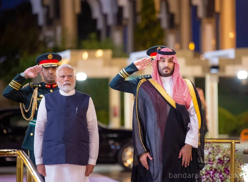 سمو سيدي ولي العهد يستقبل بقصر السلام بجدة دولة رئيس وزراء جمهورية الهند وقد أجريت له مراسم استقبال رسمية - Photo 6