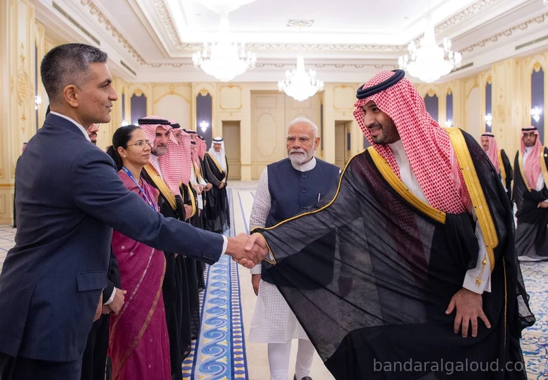 سمو سيدي ولي العهد يستقبل بقصر السلام بجدة دولة رئيس وزراء جمهورية الهند وقد أجريت له مراسم استقبال رسمية - Photo 11