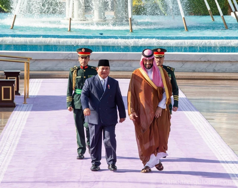 سمو سيدي ولي العهد يستقبل في قصر السلام بجدة، رئيس جمهورية إندونيسيا، ويقيم مراسم استقبال رسمية لفخامته - Photo 6